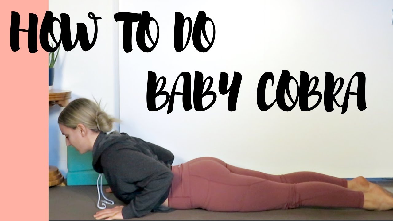 How To Do Baby Cobra Pose - Yoga Beginners Guide Tutorial