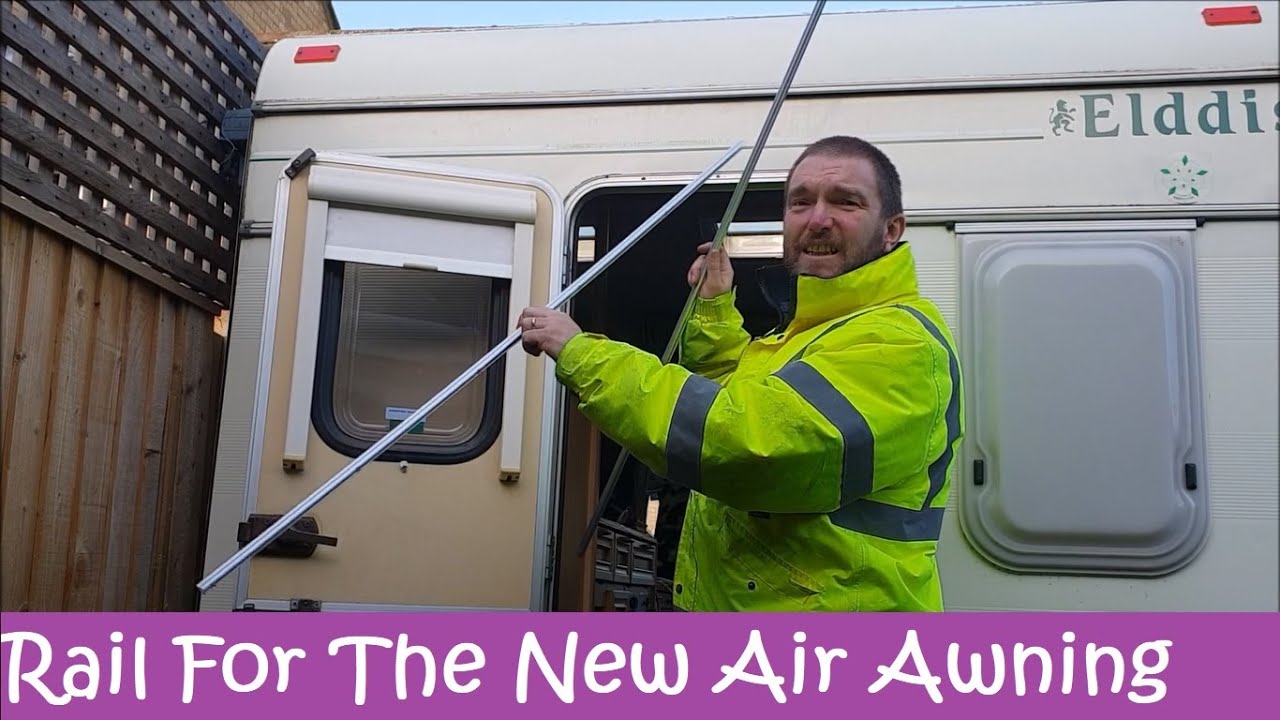 Fitting An Awning Rail To The Motorhome
