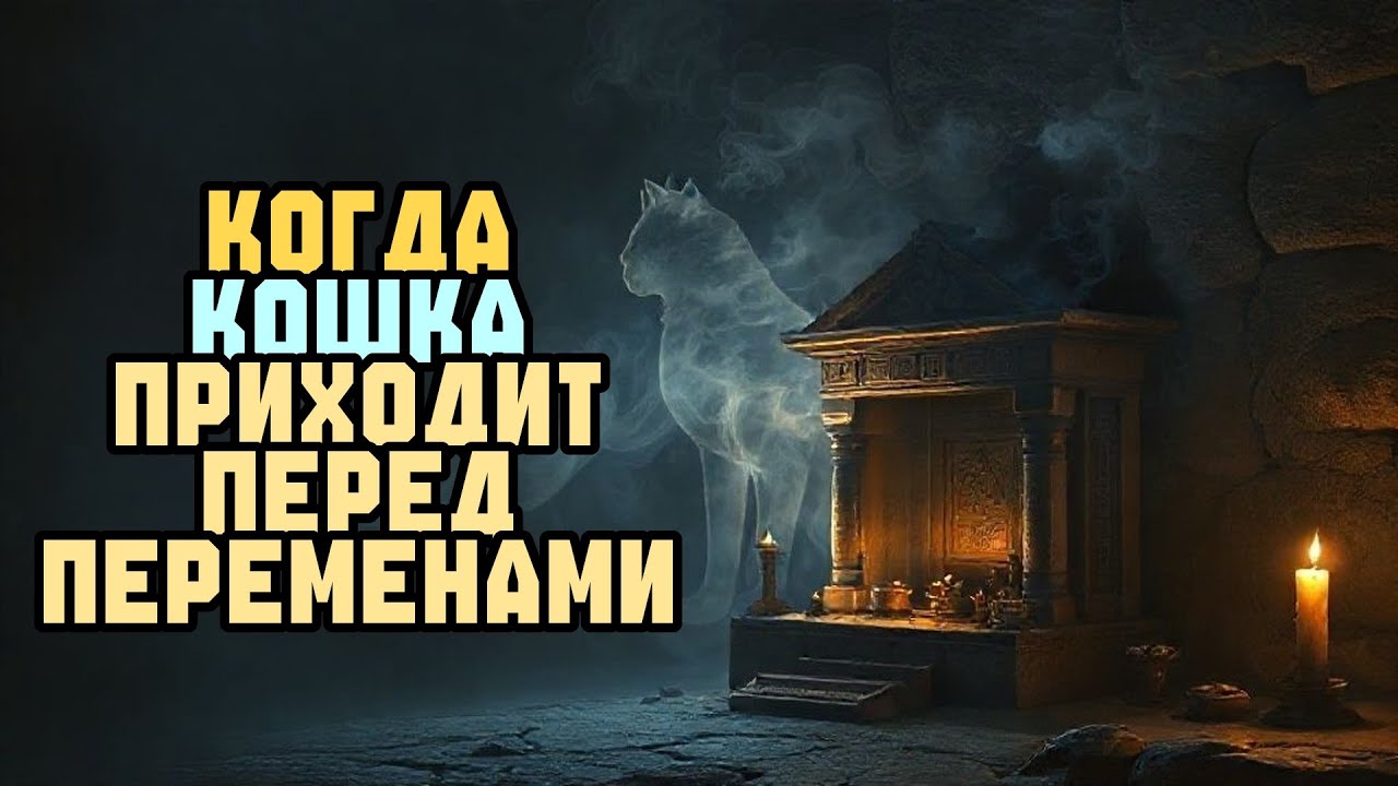 КОГДА КОШКА ПРИХОДИТ ПЕРЕД ПЕРЕМЕНАМИ