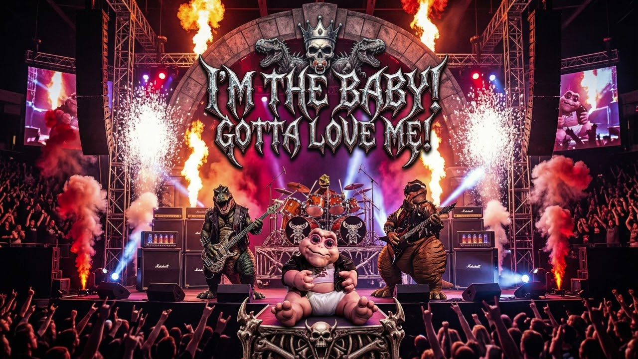I'm The Baby! Gotta Love Me! A Metal Cover of Baby Sinclair's Song From the Dinosaurs TV Show!