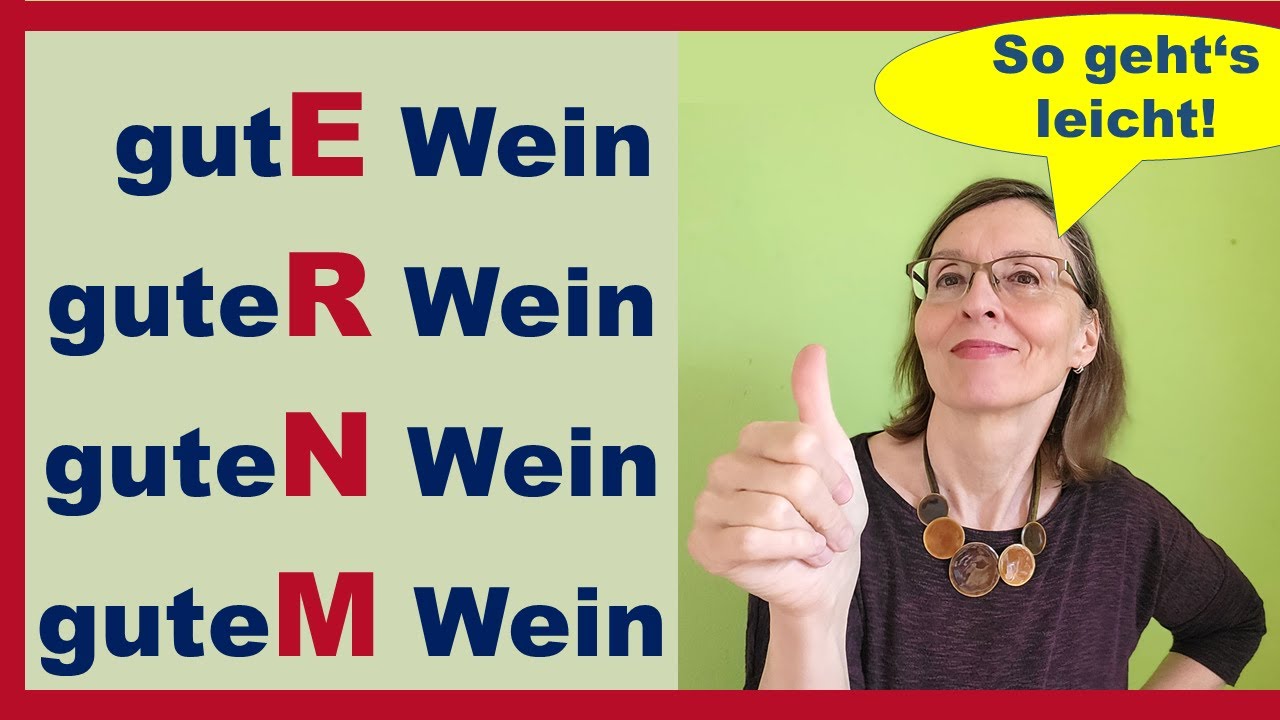 So findet ihr schnell die richtige Endung für das Adjektiv  (Deutsch B2)