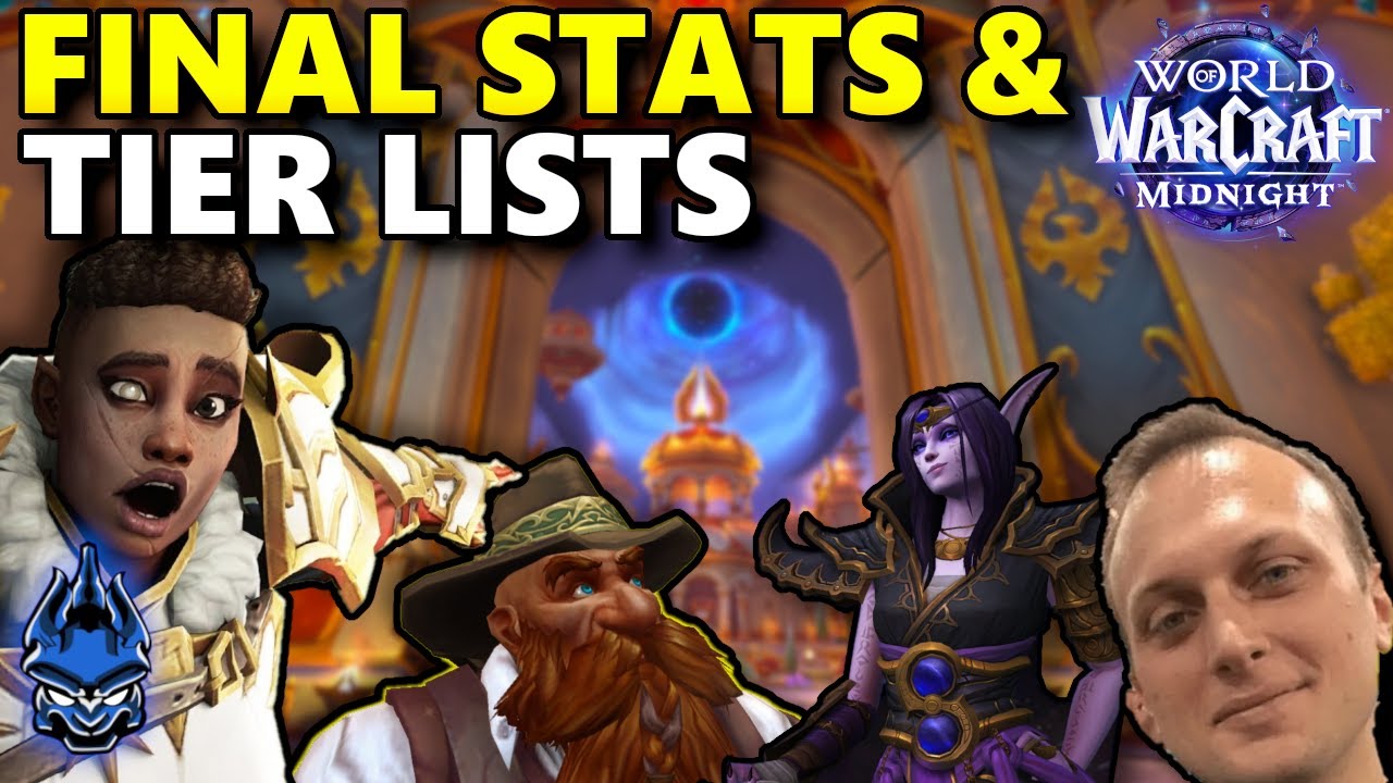 Midnight DPS, Tank, Healer Tier Lists & Final Player Numbers For The War Within 2025 - WoW NEWS