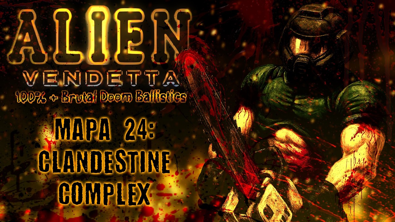 Removeram uma fase pra botar essa aqui - MAPA 24 100% [Alien Vendetta]