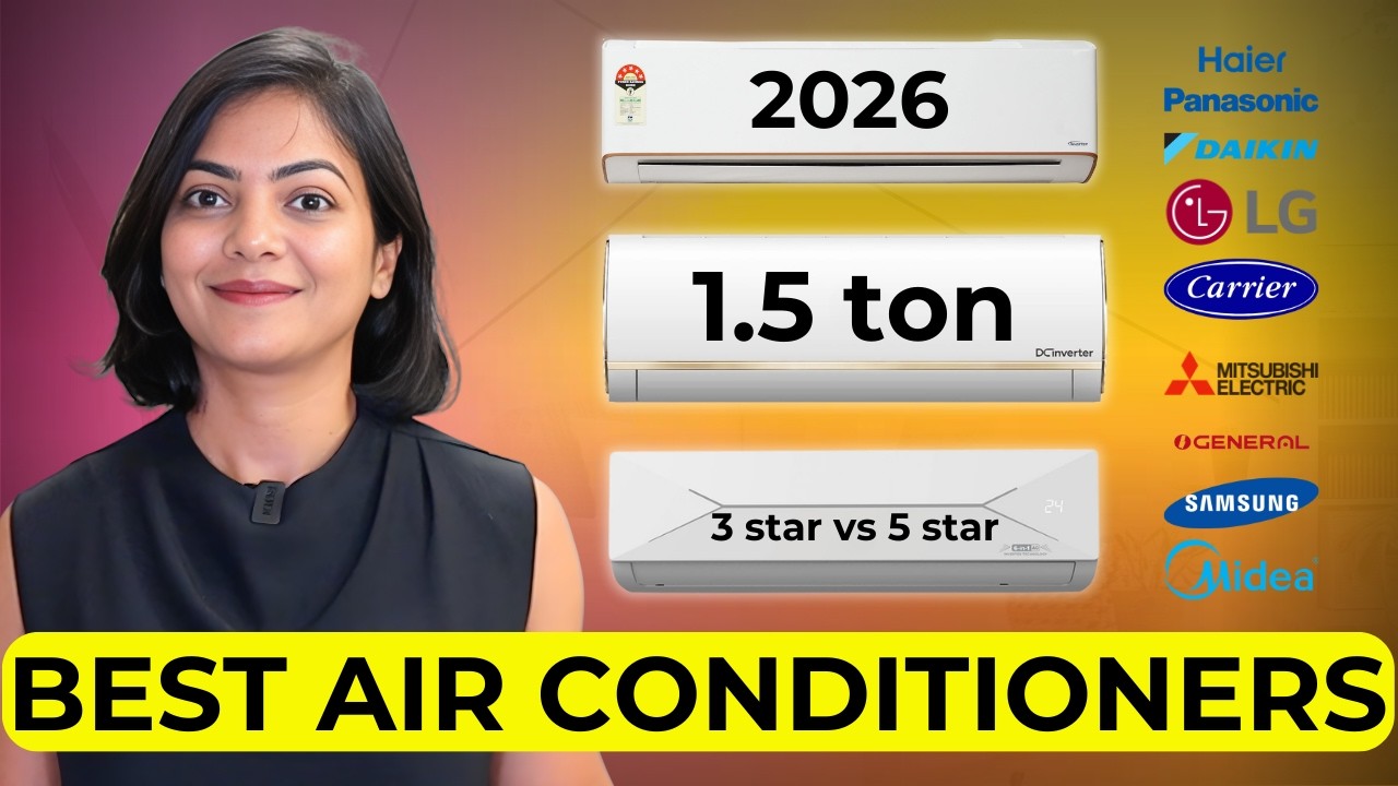 Best AC 2026 | 1.5 Ton Air Conditioner | Panasonic vs LG vs Samsung vs Carrier vs Hitachi