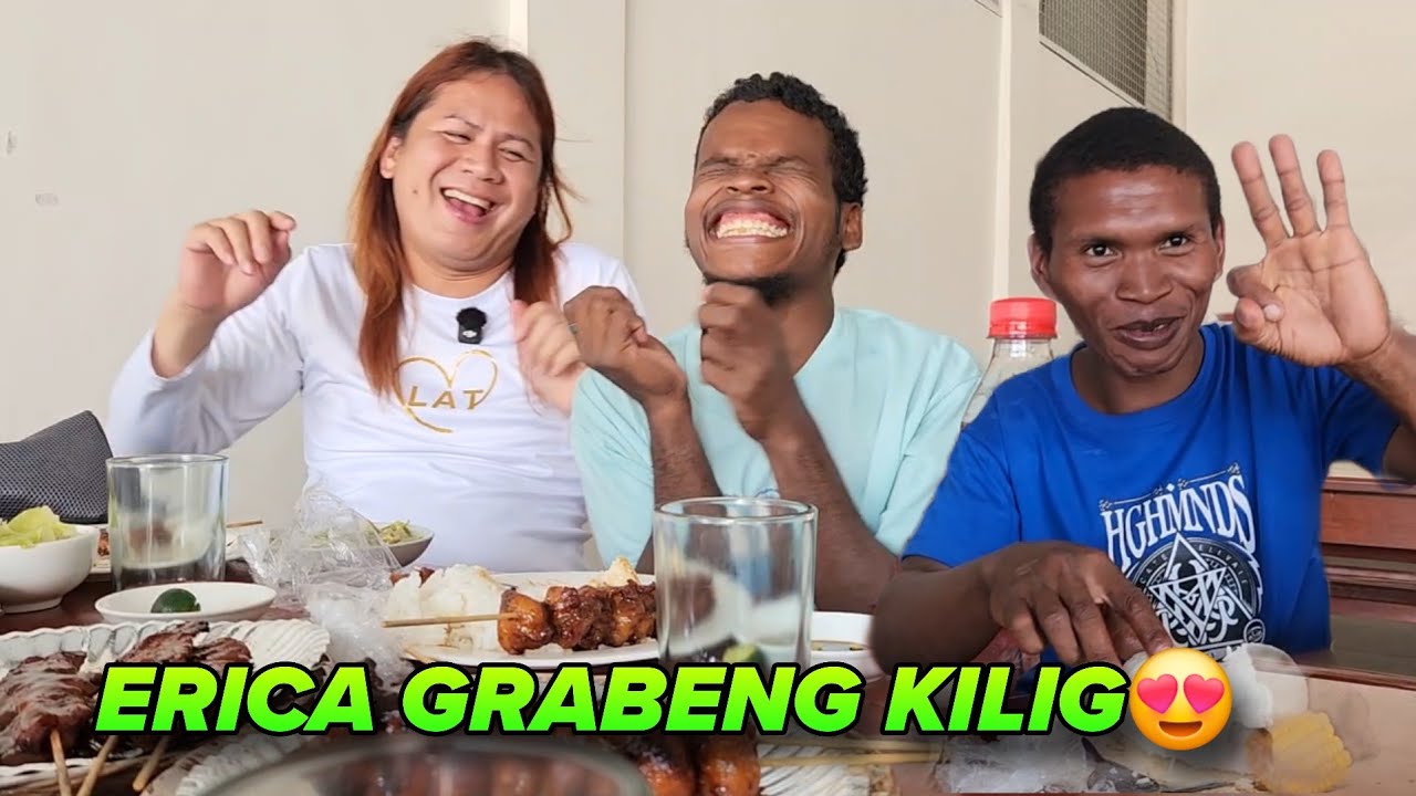 FIRST TIME NILA DITO GRABE ANG TUWA ERICA AT KUYA ANTON SA AMING LUNCH