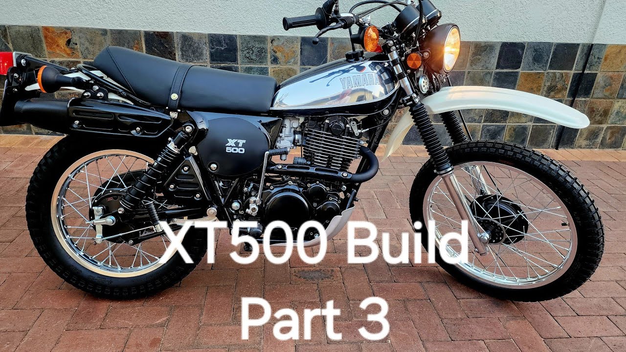 XT500 Yamaha Build Part 3. Paul van Wyk's nuts & bolt build. Went on to win best classic Thumper