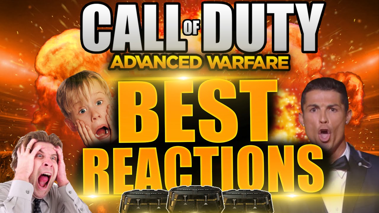Advanced Warfare - "BEST SUPPLY DROP REACTIONS"! Triple Elites & RARE ELITES (COD AW Reactions)