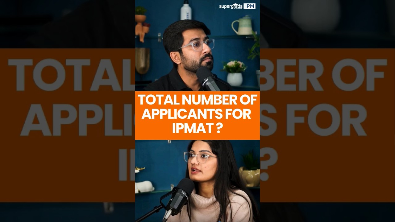 How many Students Apply fir IIMs IPMAT Exam? IPMAT Applicants #shorts #ipmat