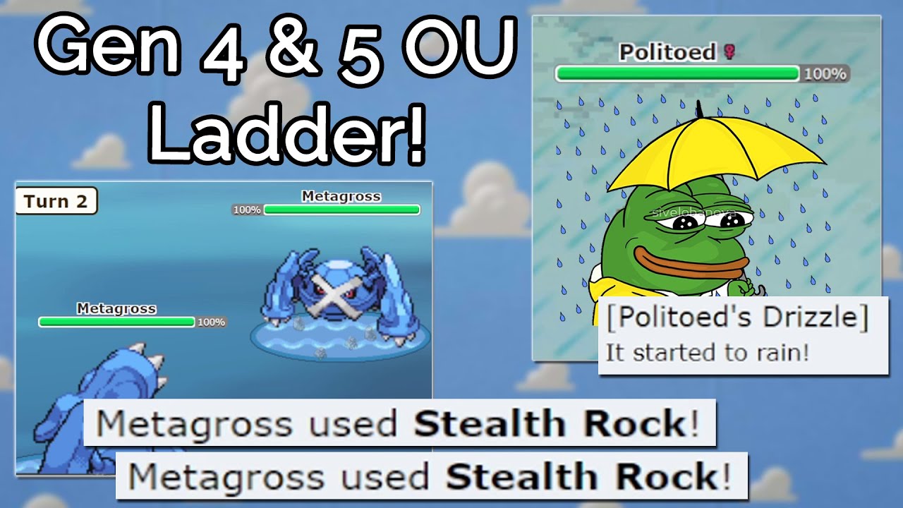 Gen 4 & 5 OU with Jimothy! Pokemon Showdown Ladder