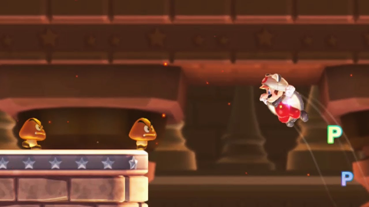 New Super Mario Bros. U: Special Challenges - Elevator Out of Service (Gold Medal)