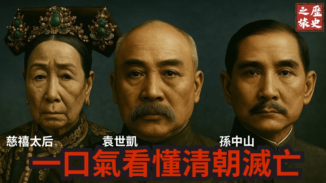 一口氣看懂清朝滅亡：從庚子事變到辛亥革命｜慈禧、光緒與袁世凱的權力終局｜歷史之旅《清末北洋時代 全集》