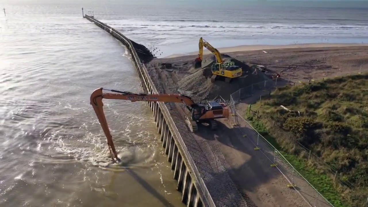 Dredging the channel at Littlehampton