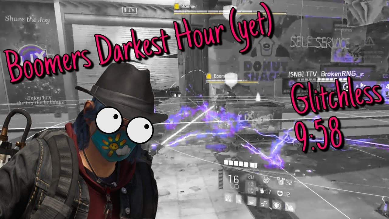 [9:58] Glitchless Dark Hours [ + tutorial ]  an Division 2 Speedrun