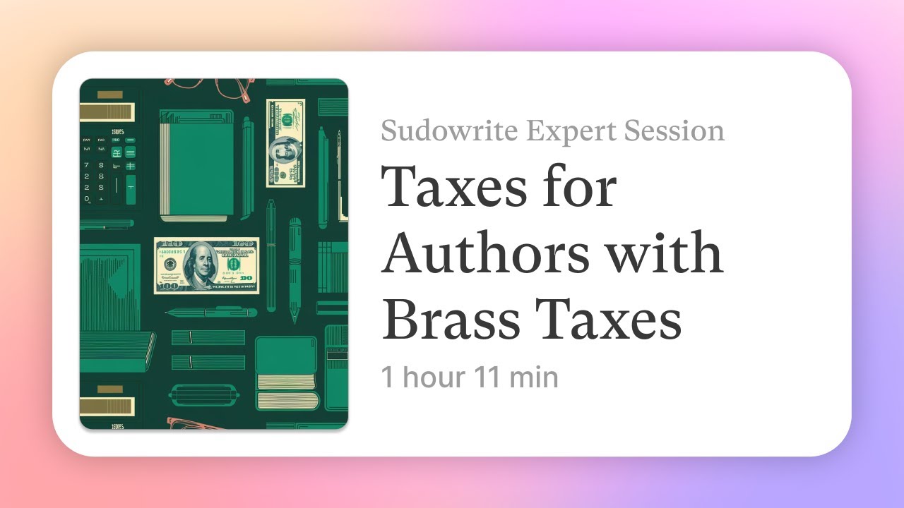 Taxes for Authors with Brass Taxes founder Rus Garofalo