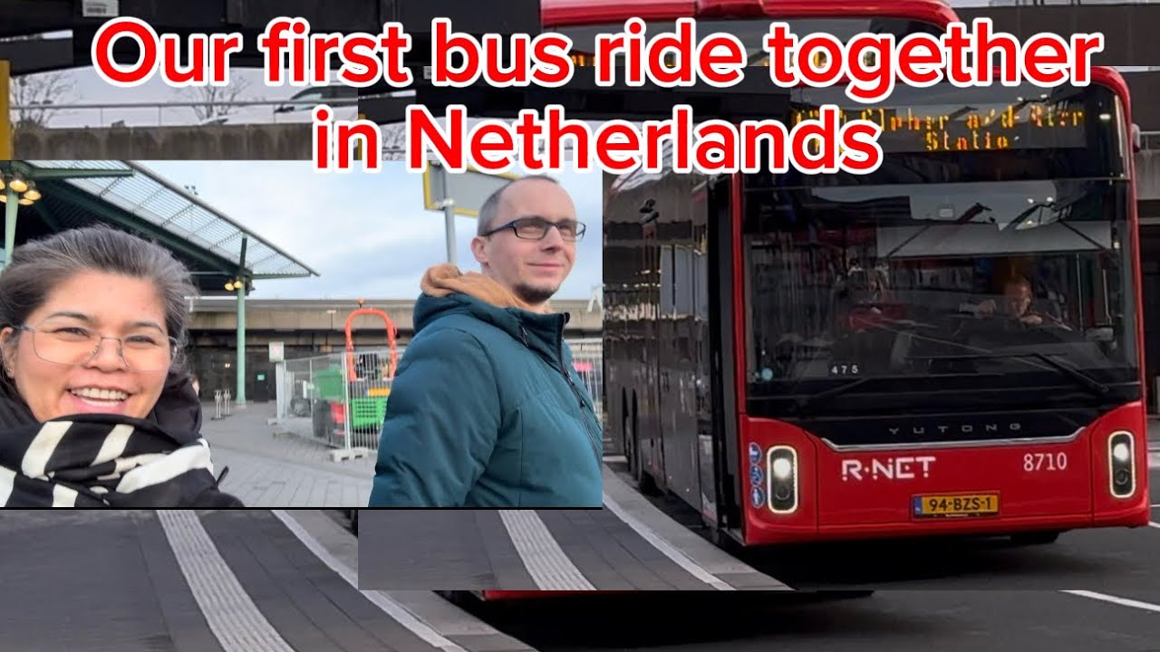 Pinay in Netherlands |  Learning the Dutch bus routes with my favorite guide my husband | 🇵🇱💝🇵🇭