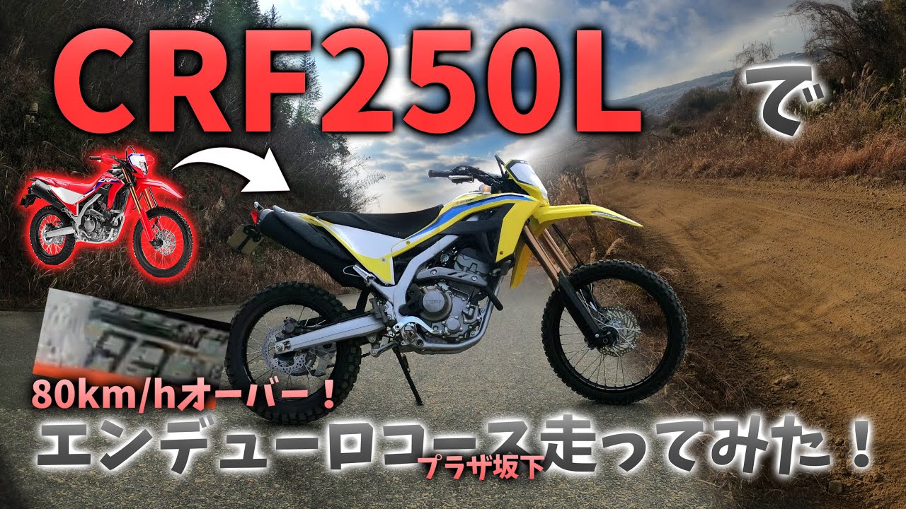 【プラザ坂下】80km/h越え！新型CRF250L〈s〉でエンデューロコース走ってみた！ MD47/ENDURO/MX