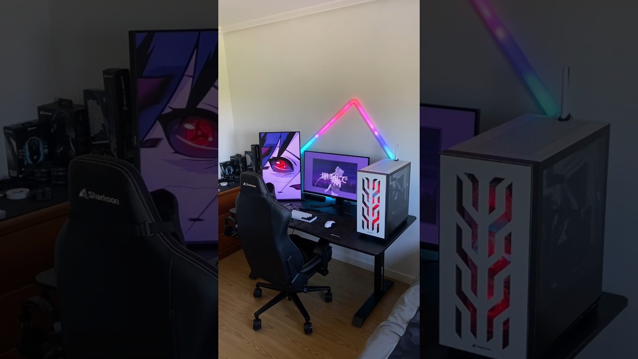Final Result of the Sharkoon Gaming Setup!! 🔥