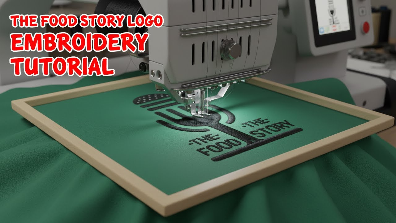 The Food Story Logo Digitizing Tutorial