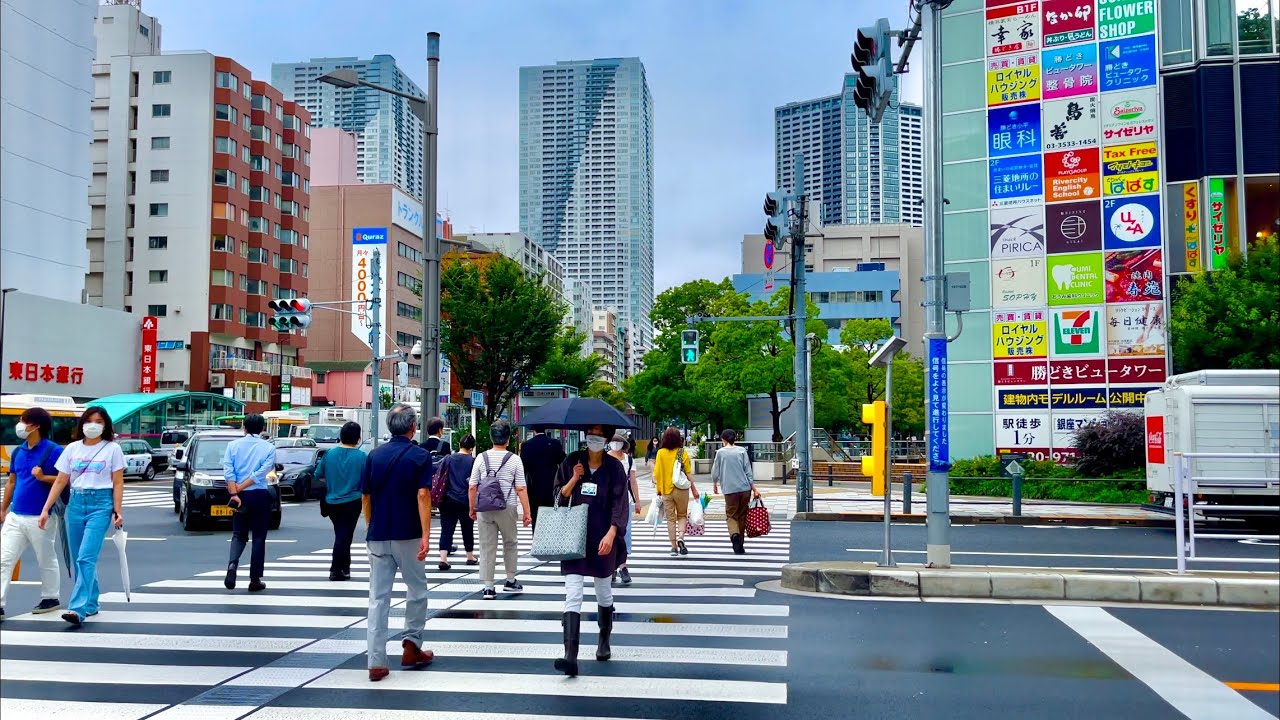 [JAPAN/TOKYO]Kachidoki walking scenery[Kachidoki Bridge]