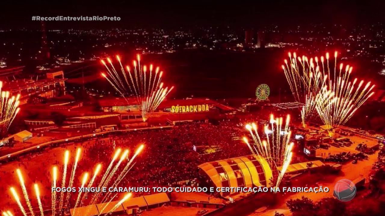 Record Entrevista visita a Fogos Xingu