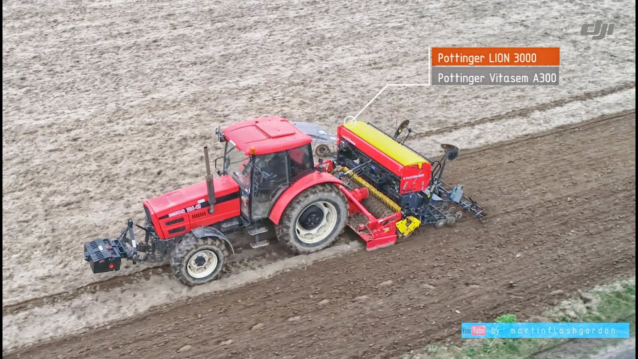Pottinger Vitasem A300 LION 3002 test z Zetor Forterra 116-41