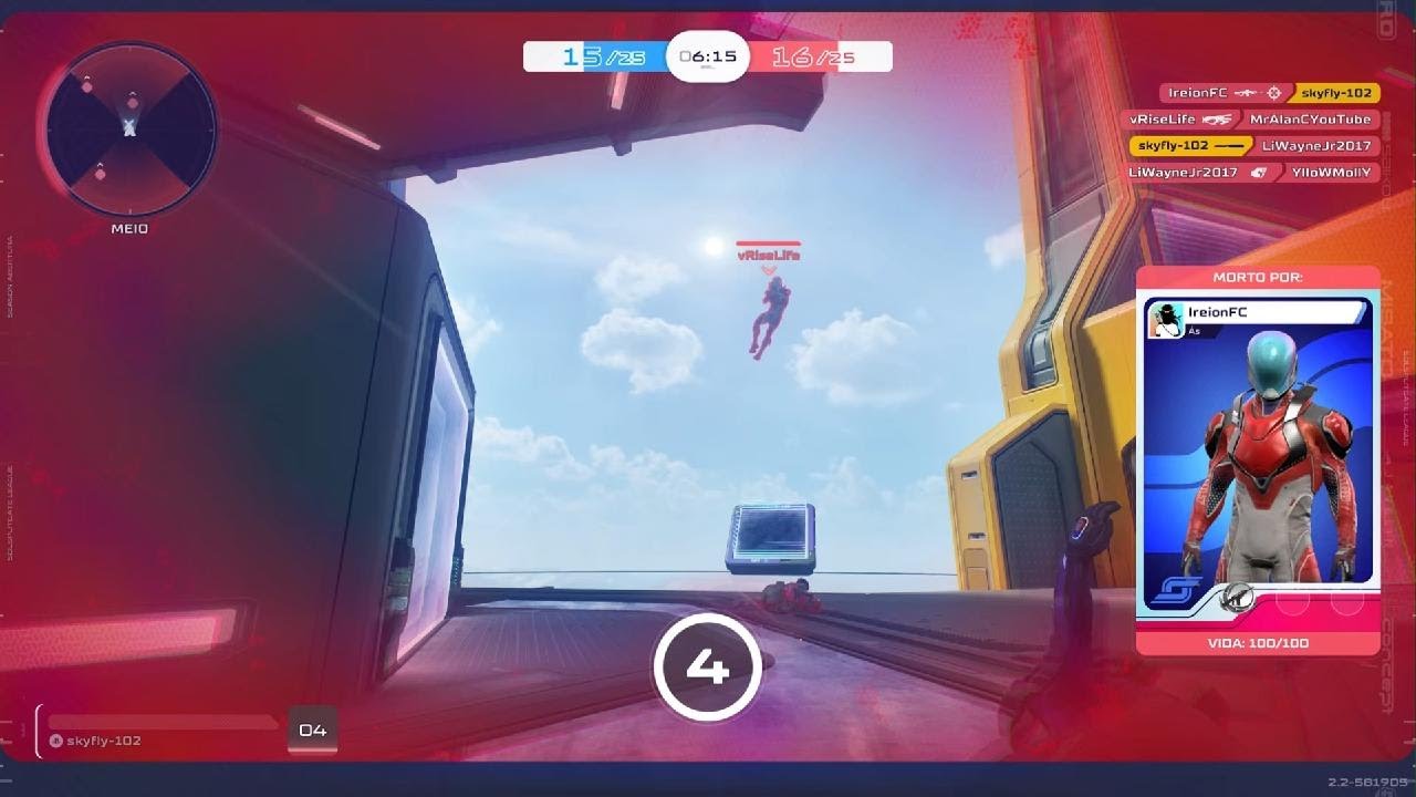Ganhei meu segundo gun game no Splitgate Arena Reloaded!