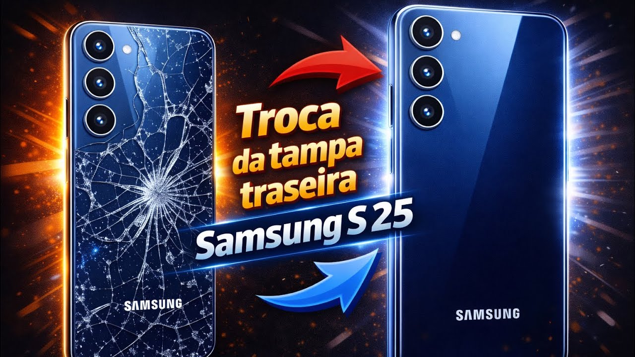Como Trocar Tampa traseira do Samsung Galaxy S 25  👈