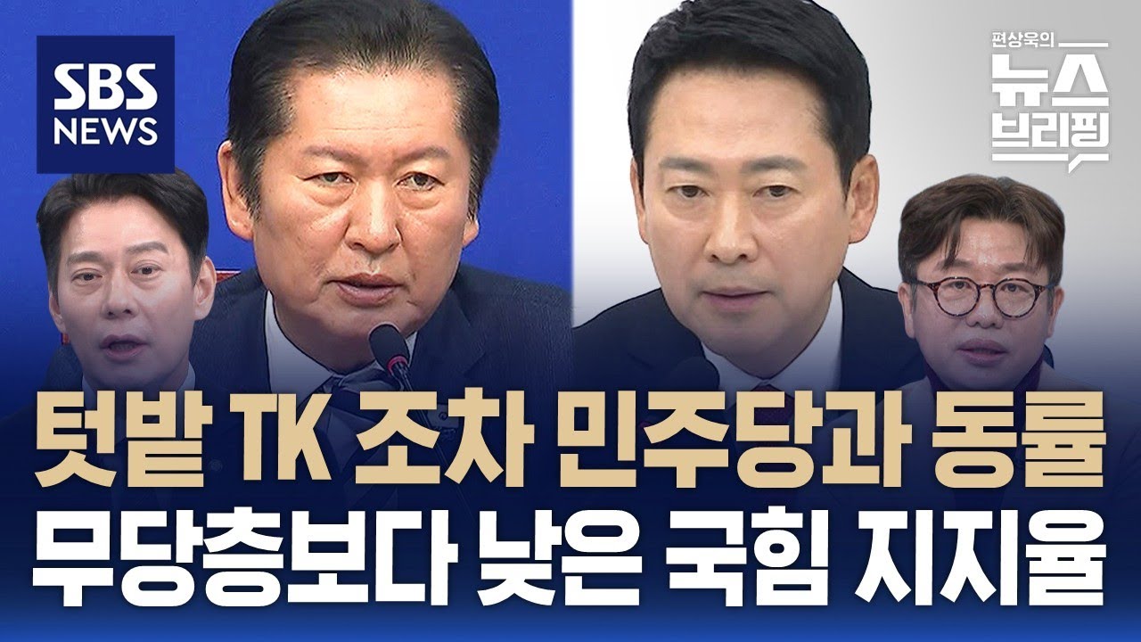 [여담야담] 이 대통령 지지율 63%…국힘 TK에서도 민주당과 '동률' / SBS / 편상욱의 뉴스브리핑