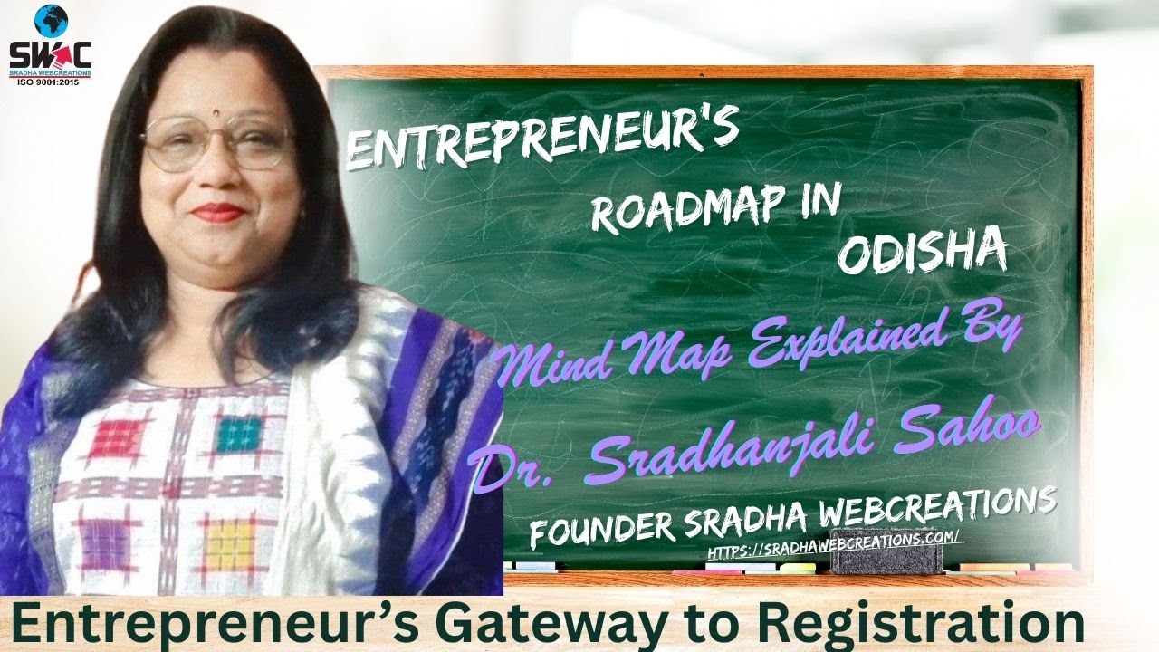 Entrepreneur&rsquo;s Gateway to Registration  | Mind Map By SRADHA WEBCREATIONS | MSMEs Roadmap in odisha