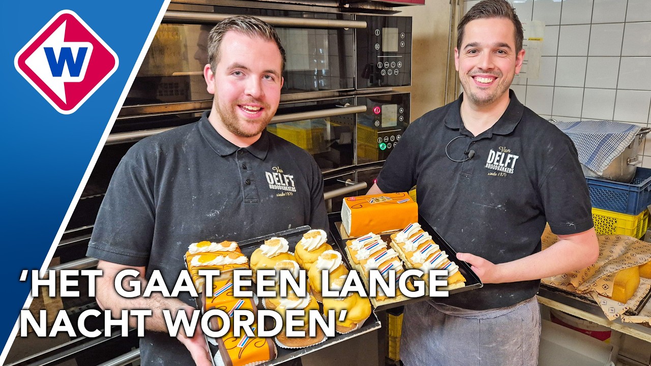 Deze bakkers bakken vandaag duizenden oranje tompoucen (en morgen weer!)