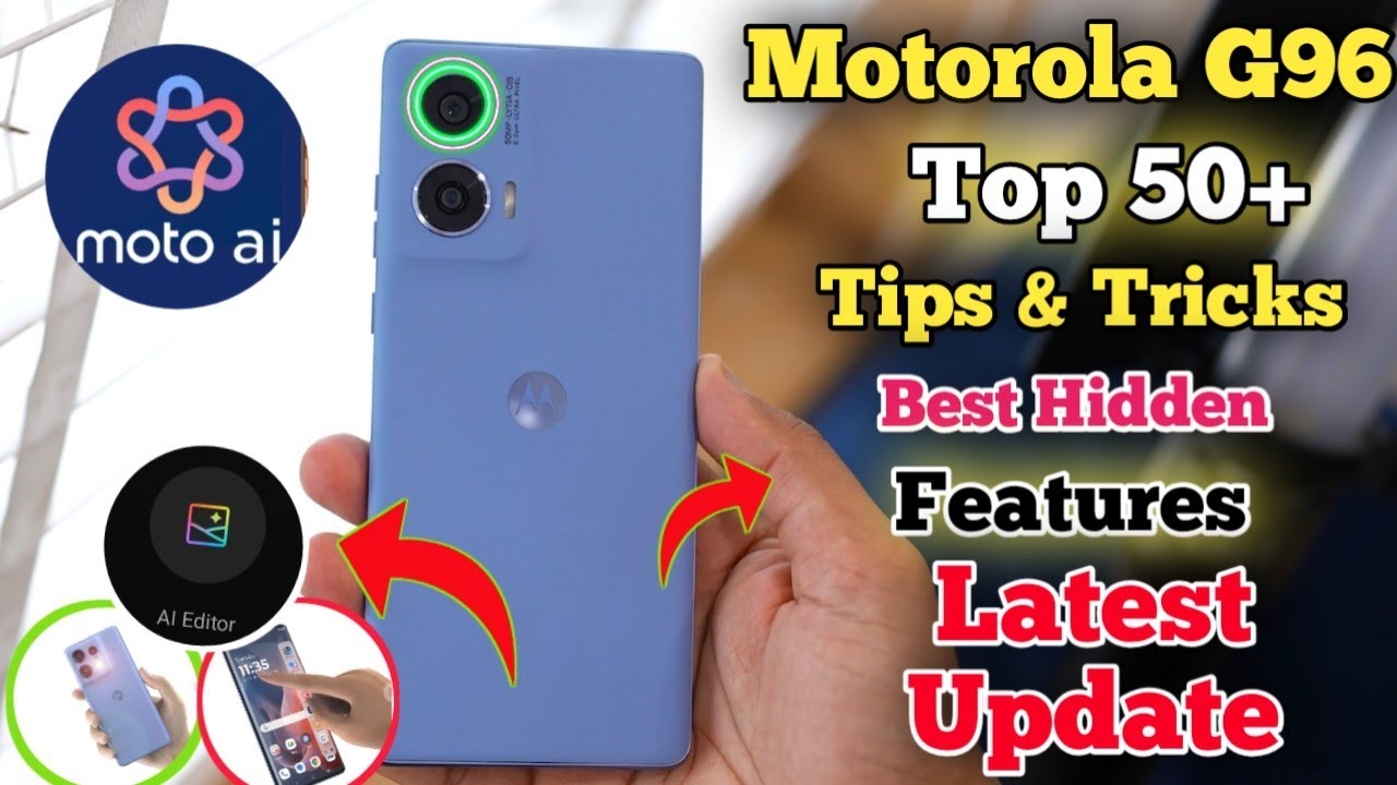 Moto G96 Tips & Tricks | 50+ Special Features || AMS Techpoint