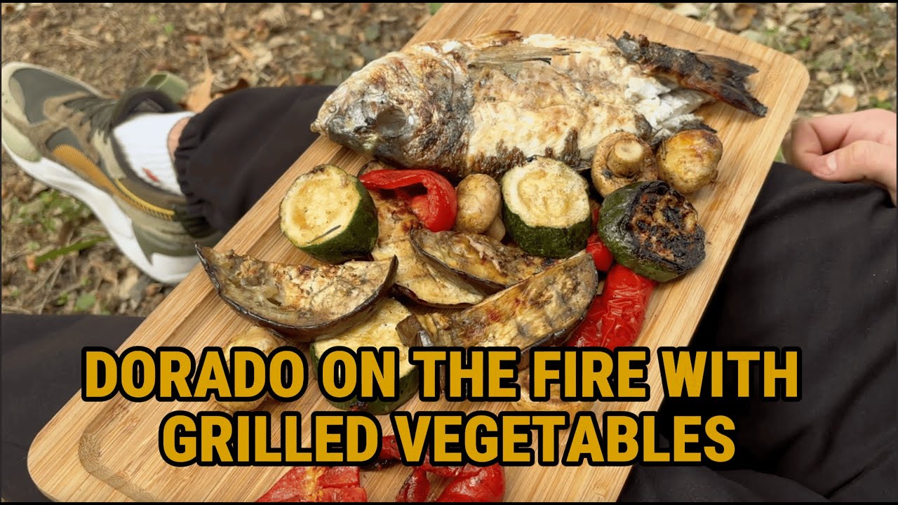 Juicy Dorado on the Fire with Grilled Vegetables