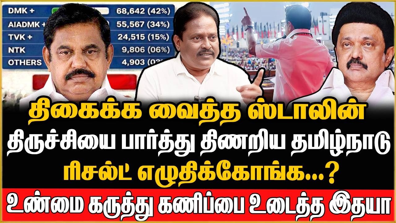 மீண்டும் திமுக ஆட்சிதான் ரிசல்ட் எழுதிக்கோங்க?உண்மை கருத்து கணிப்பை உடைத்த இதயா|Thuglak Idhaya|DMK