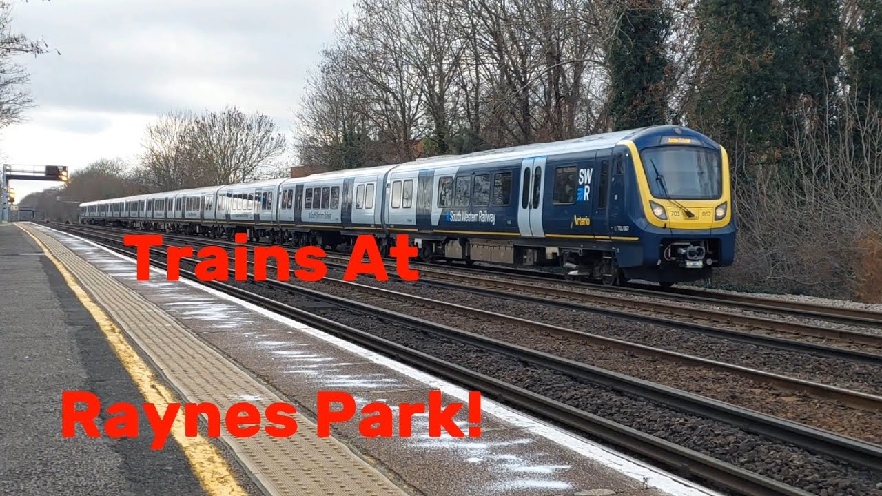 Trains At Raynes Park On The SWML!