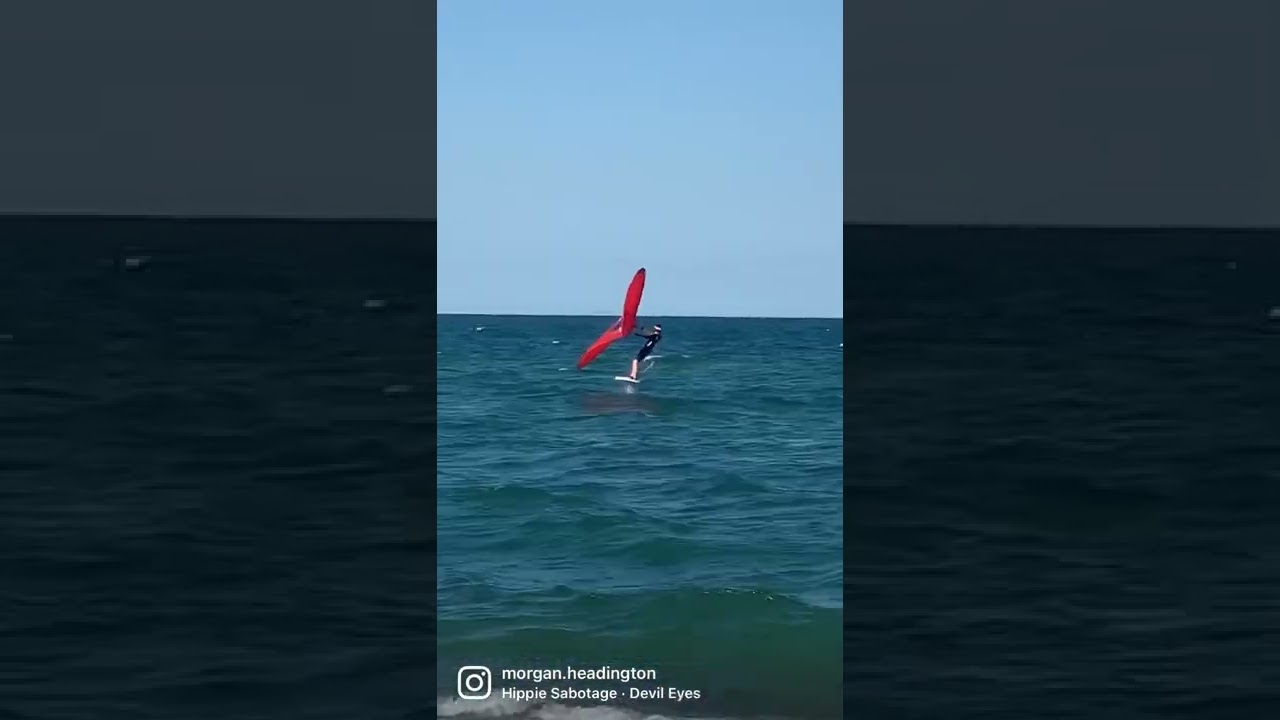Light wind wingfoil #wingfoiling