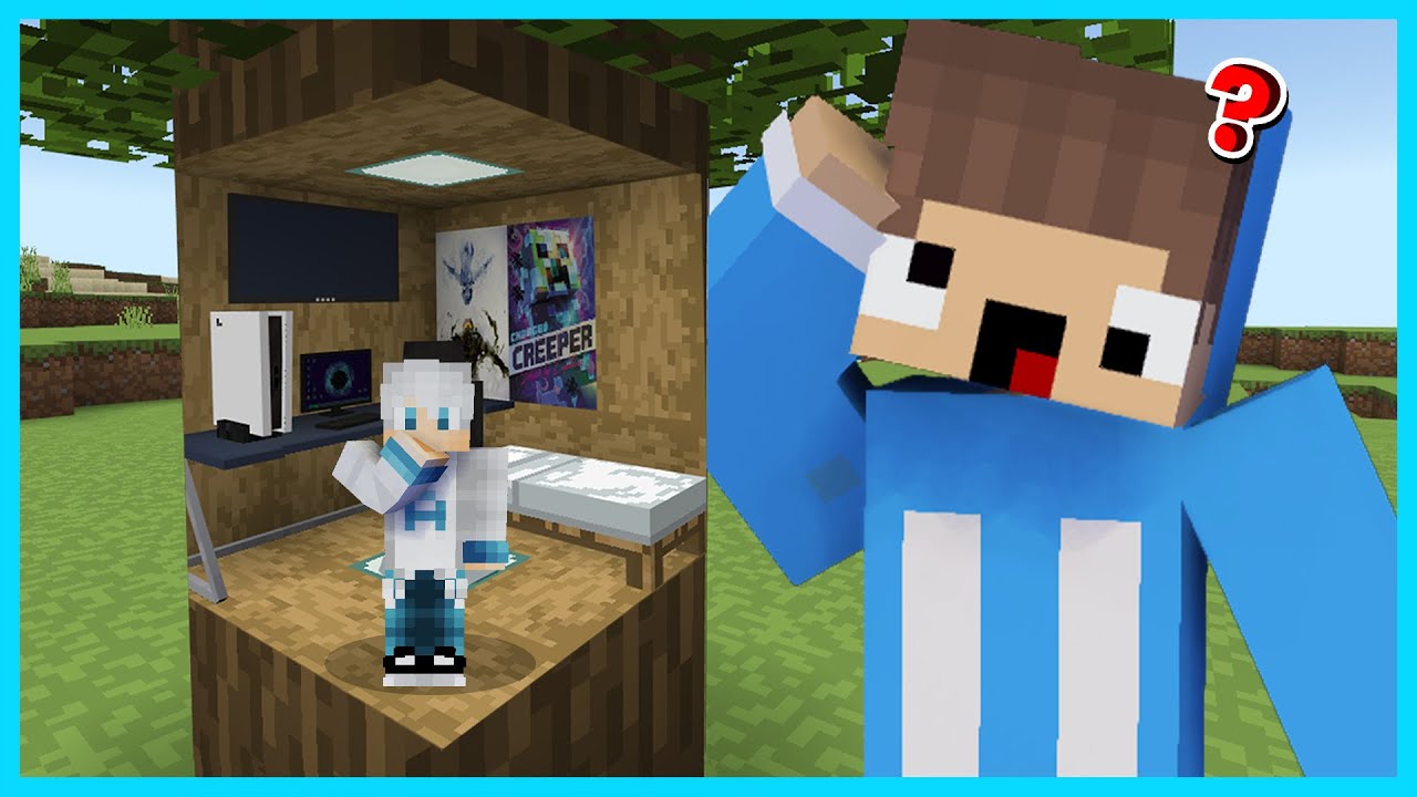 MIPAN & ZUZUZU BINGUNG! AKUDAV CHEAT JADI KECIL DAN SEMBUNYI DI RUANGAN RAHASIA MINECRAFT SURVIVAL
