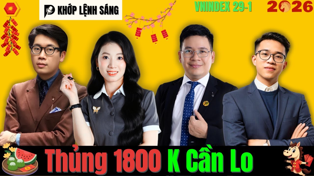 VNIndex Khớp Lệnh: Thủng 1800 Có Phải Lo? | Phân Tích Thị Trường