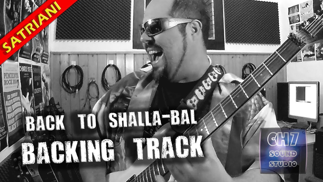 Back To Shalla Bal (Joe Satriani) STUDIO BACKING TRACK