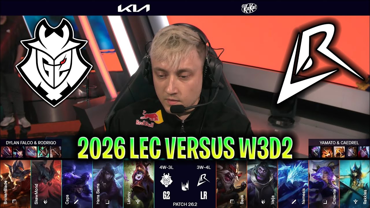 LR против G2 LEC 2026 против W3D2 | LOS RATONES против G2 ESPORTS LEC 2026 против W3D2