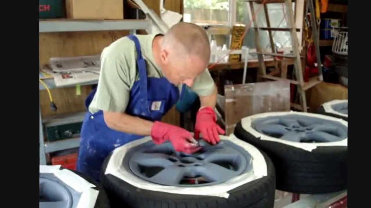 paintng alloy mag wheels