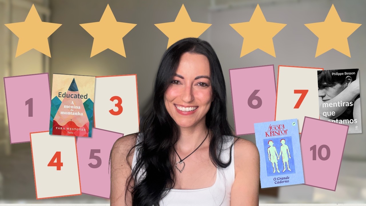 10 MELHORES LEITURAS DOS ÚLTIMOS 5 ANOS! ✨ A lista com as minhas maiores indicações ✨