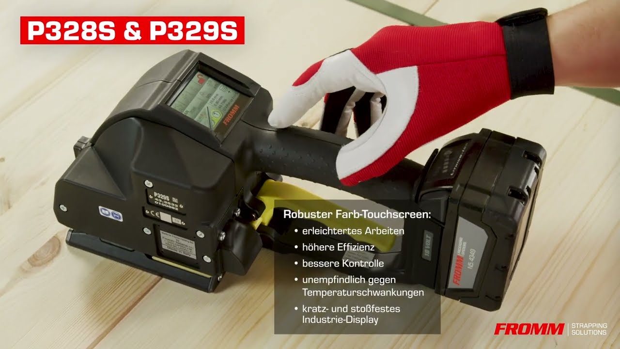 Fromm P328-S / P329-S 3-in1 Kunststoffband-Umreifungsgeräte