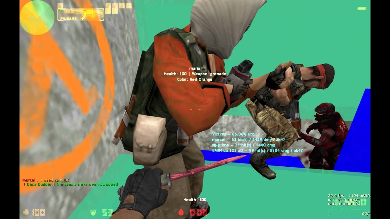 Counter-Strike 1.6: Zombie Base Builder Gameplay #1