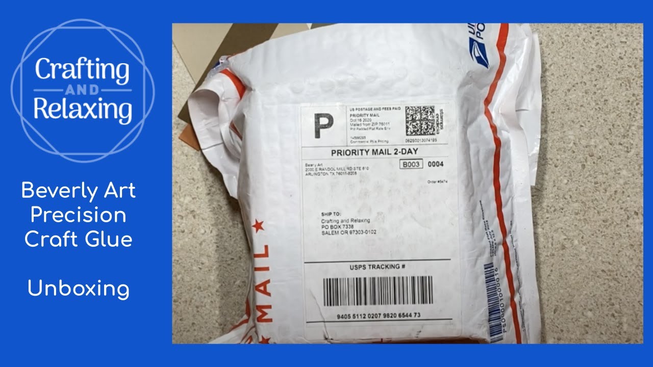Bearly Art Precision Craft Glue - Unboxing and First Test