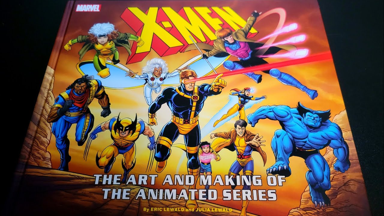 X-Men Animated Making of Art Book Flip Through | Soft Spoken ASMR