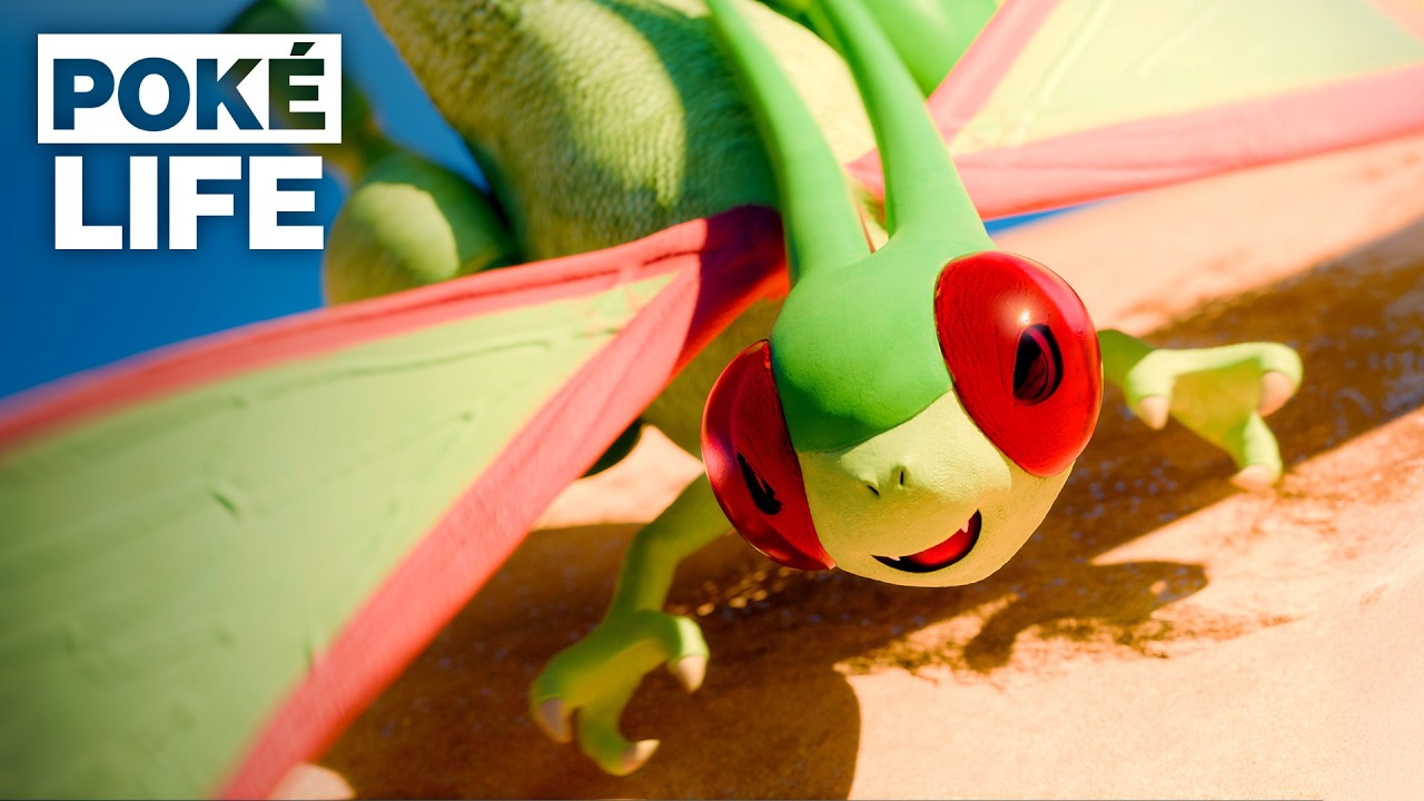 Я превратил записи из Pokédex в документальный фильм о животных | Flygon