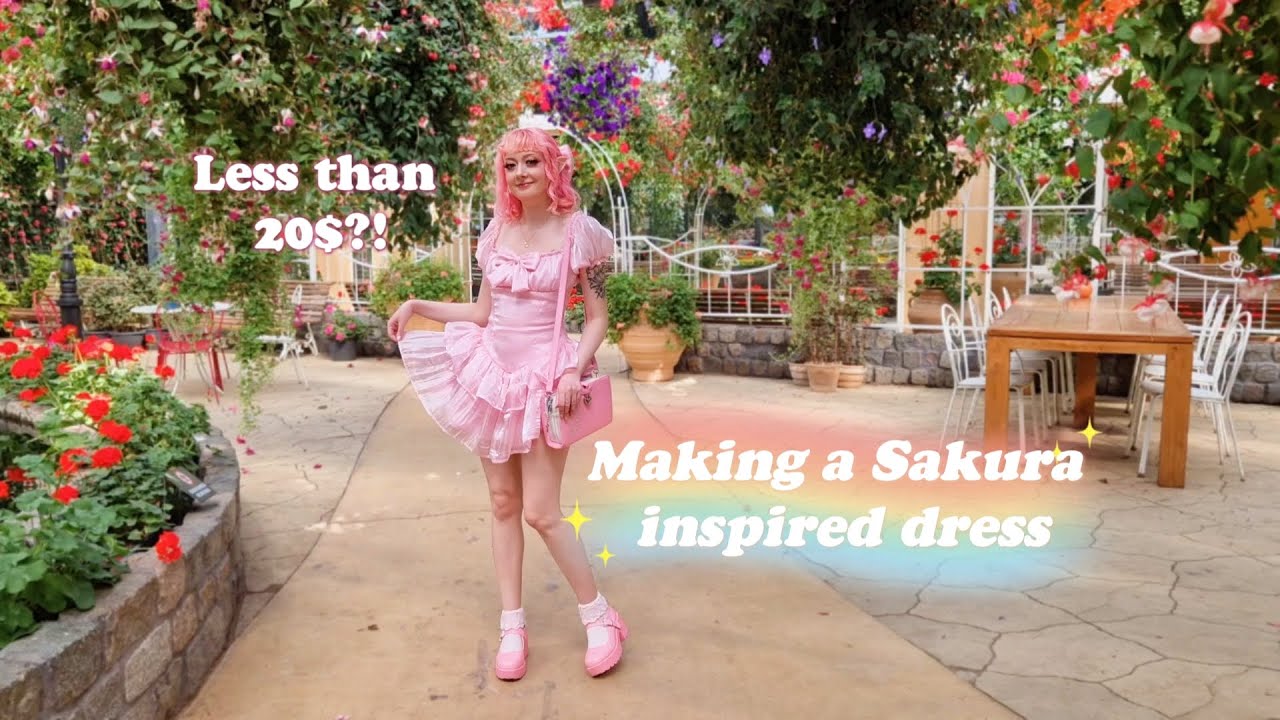 I Made a Sakura Inspired Dress for Less Than 20$