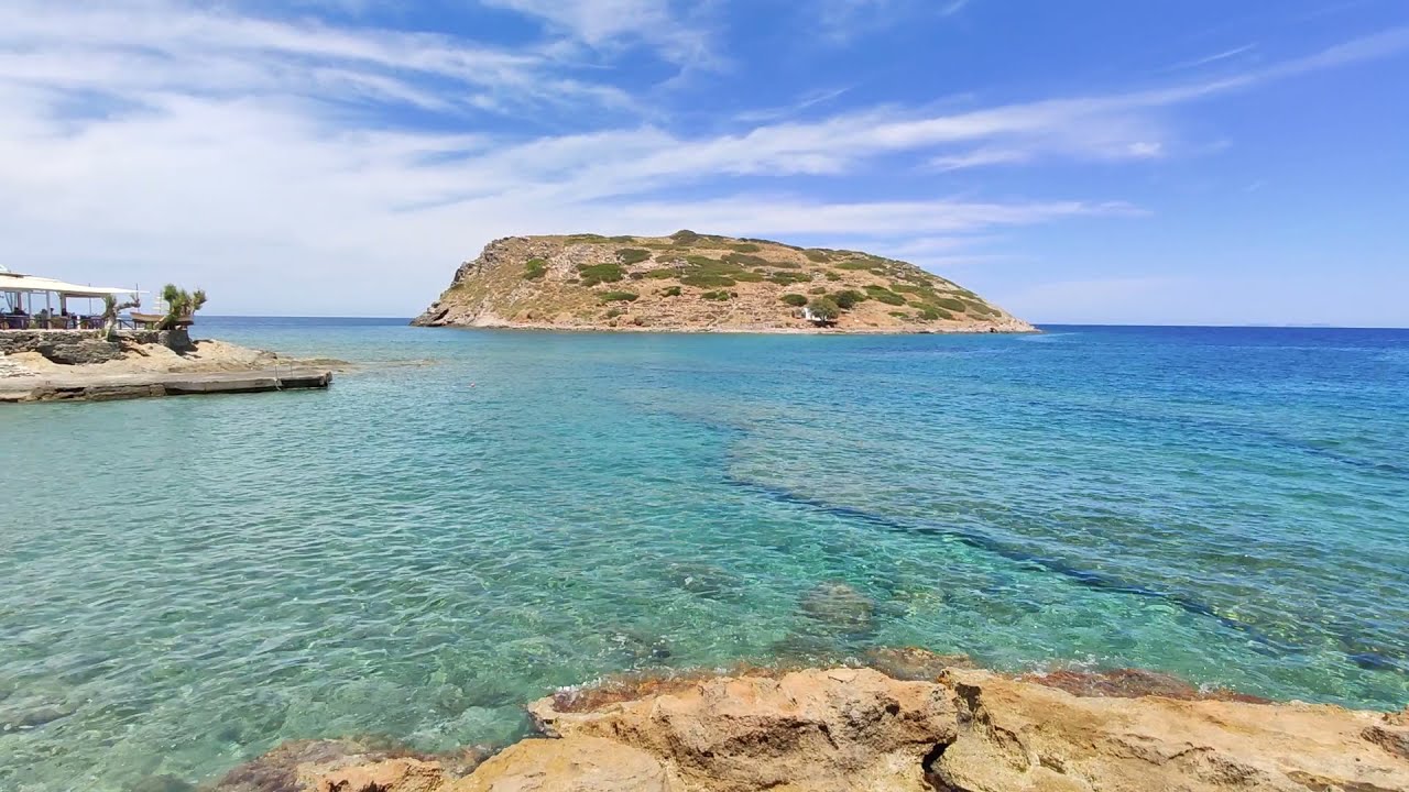 Strolling through Mochlos, Crete.