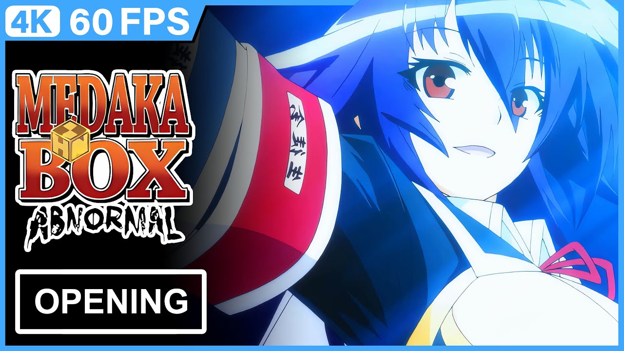 Medaka Box Abnormal Opening | Creditless | CC | 4K 60FPS Remastered