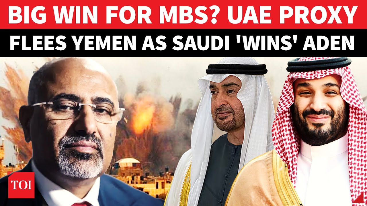 Saudi Defeats Israel Ally? UAE-Backed Separatist FLEES Yemen, Lands In Abu Dhabi As Aden Falls